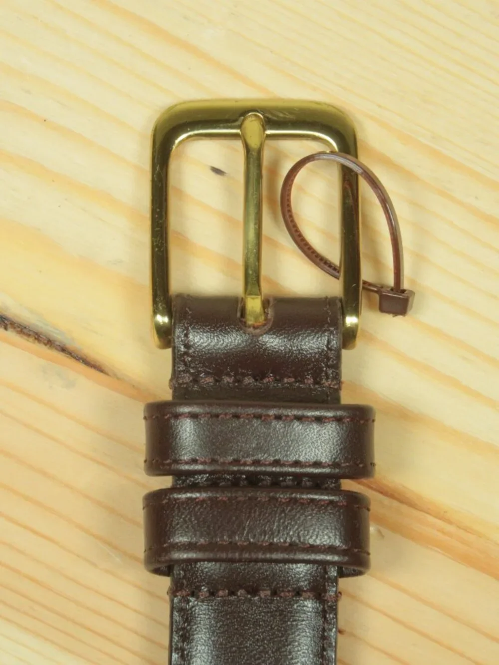 Vintage Coach Leather Dress Belt Mens 32 Mocha Brown 3700 Made in USA